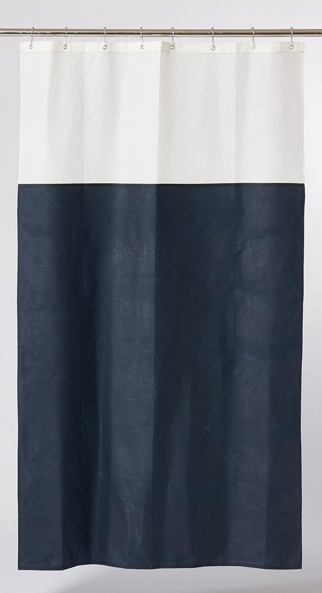 duwax-textil-duschvorhang-ohne plastik-blau-natur-weiss-nachhaltig-oekologisch-umweltfreundlich-plastikfrei